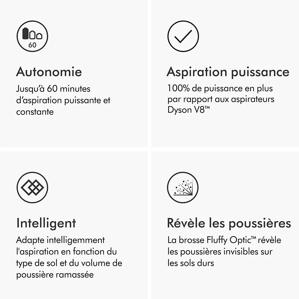 Aspirateur sans-fil Dyson V15 Detect™ Absolute (jaune/nickel)